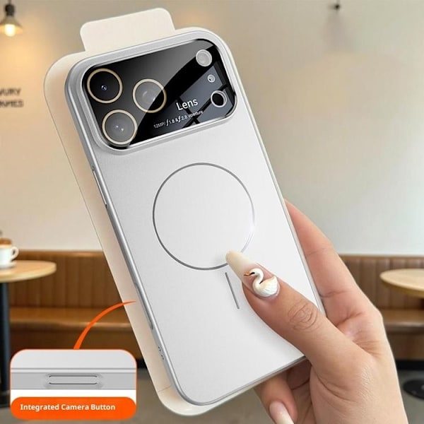 Mobilskal till iPhone 17 Pro MagSafe Skin Touch - Vit Vit