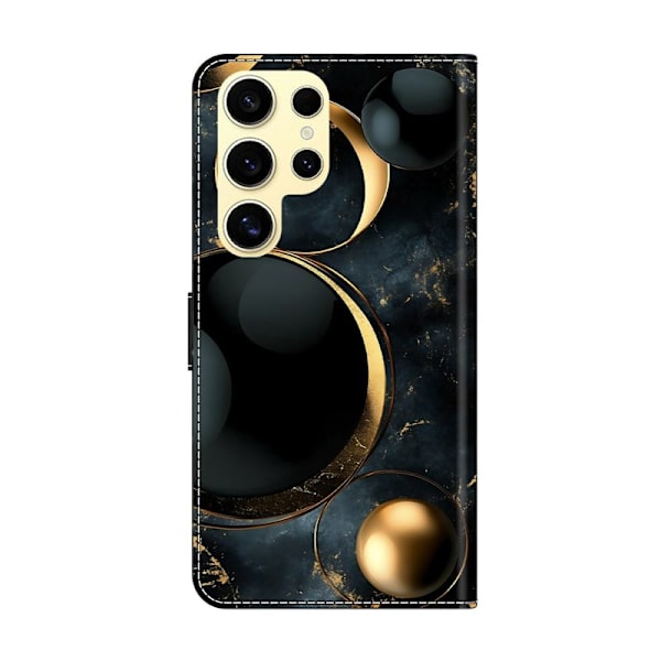 Plånboksfodral för Samsung Galaxy S26 Ultra Fällbart Ställ - Guld