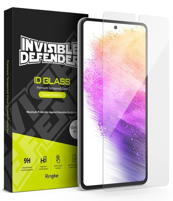 Ringke Galaxy A73 5G Karkaistu lasi Invisible Defender I Transparent