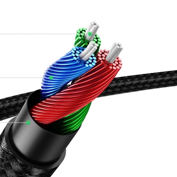 Ugreen Ljudkabel Rakt minijack 3.5 mm 1m (AV112) - Blå