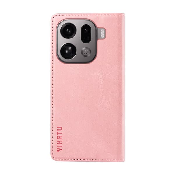 YIKATU Oppo Find X9 Pro 5G Plånboksfodral Konstläder - Rosa