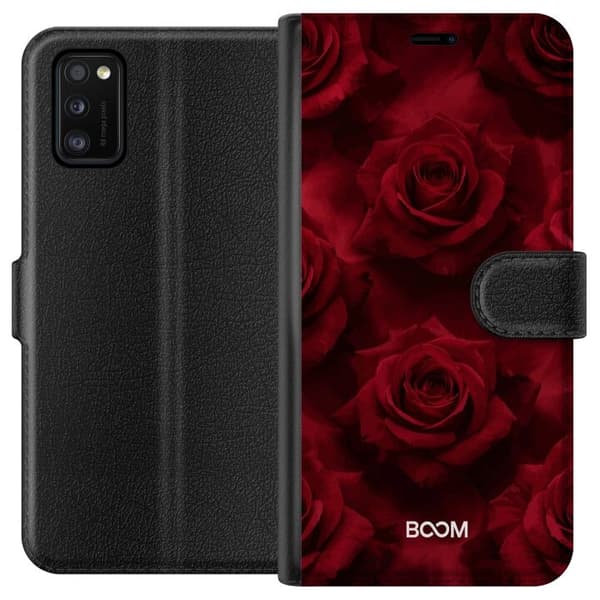 Plånboksfodral till Samsung Galaxy A41 med Crimson Rose