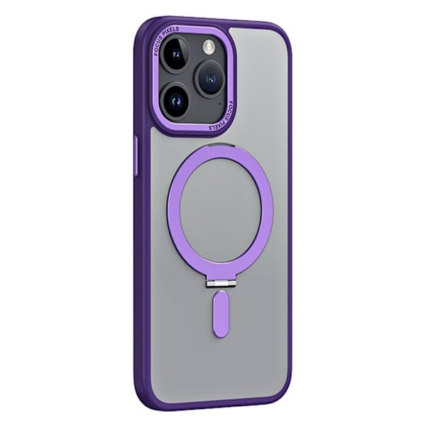 iPhone 15 Pro Mobilskal Magsafe Kickstand - Lila