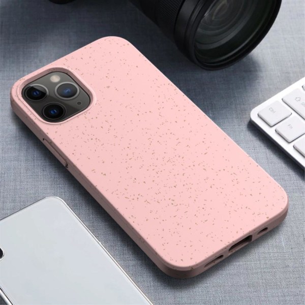 Hvede Strå Eco-venligt Mobilcover iPhone 12 Pro Max - Rosa