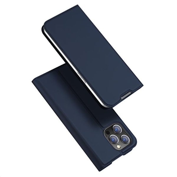 Dux Ducis iPhone 14 Pro Max Plånboksfodral Skin Holster - Blå Blå
