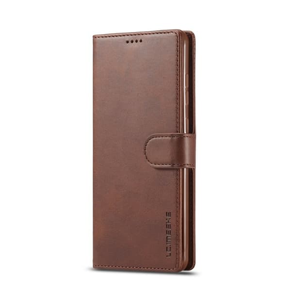 LC.IMEEKE Samsung Galaxy S20 Plus Plånboksfodral Konstläder - Brun