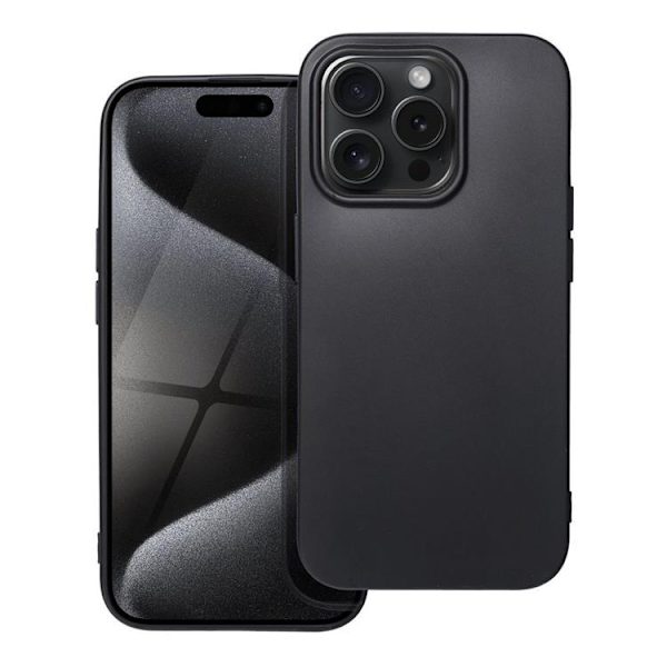 iPhone 15 Mobilskal Soft - Svart Svart
