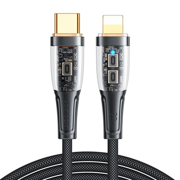 Joyroom Fast USB-C till Lightning kabel 20W 1.2m - Svart Svart