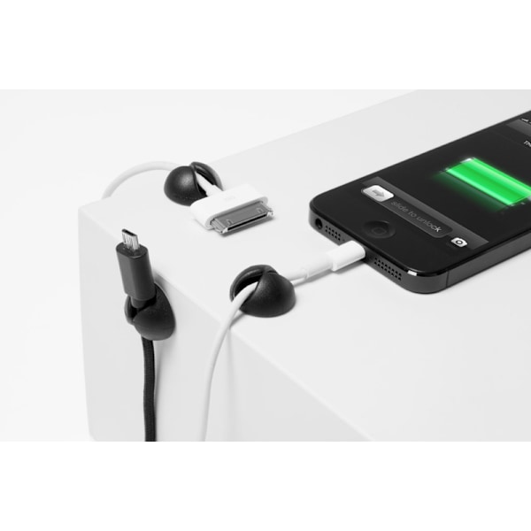 Bluelounge CableDrop Mini, Självhäftande hållare för sladdar, 9-