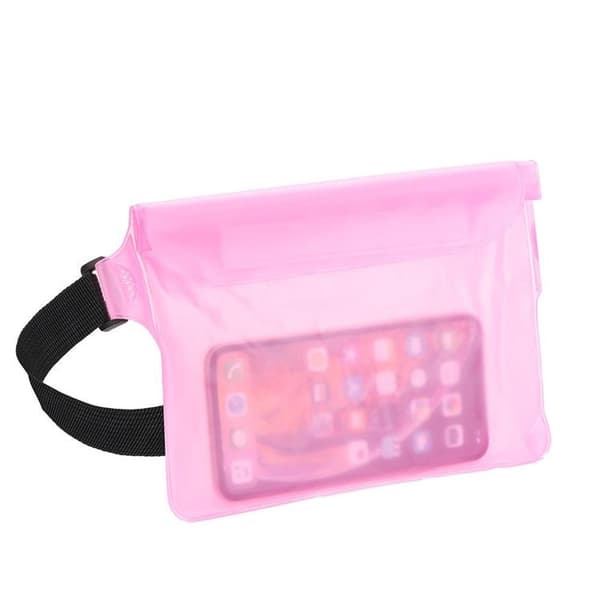 Universala Vattentät Mobilväskor med bälte - Rosa Rosa