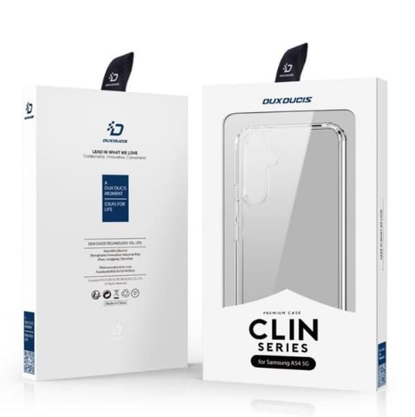Dux Ducis Galaxy A34 5G -puhelinkotelo Clin Crystal - läpinäkyvä Transparent