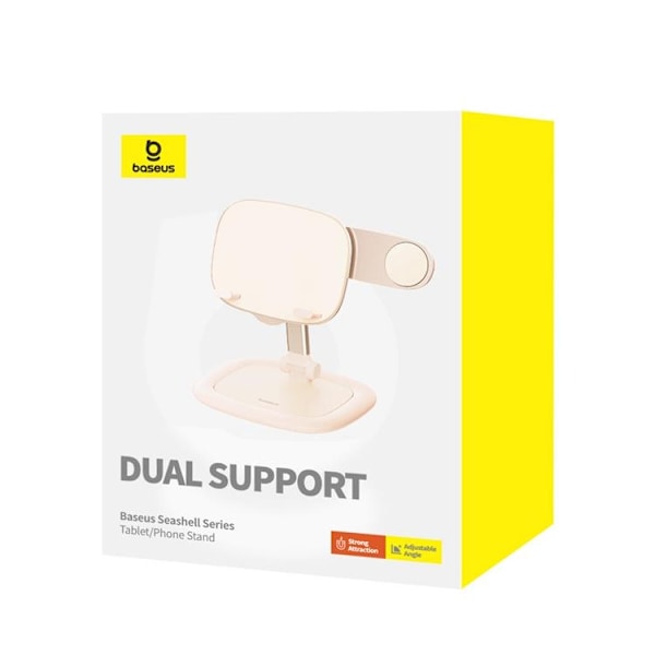 BASEUS Adjustable Tablettställ Seashell - Rosa