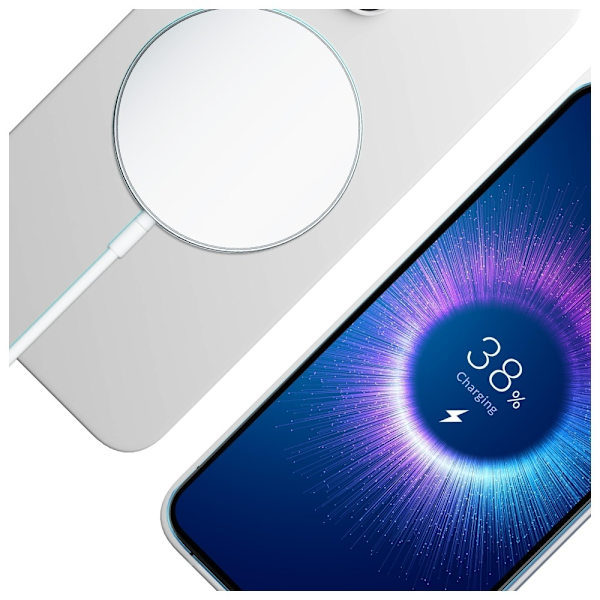 3MK Mobilskal till iPhone 15 Pro Max MagSafe Silikon Hardy - Silver