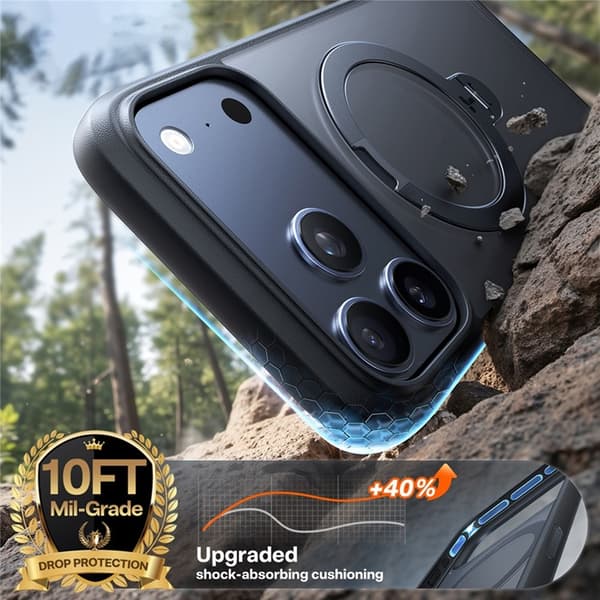 TORRAS Mobilskal till iPhone 17 Pro MagSafe Rotating Kickstand
