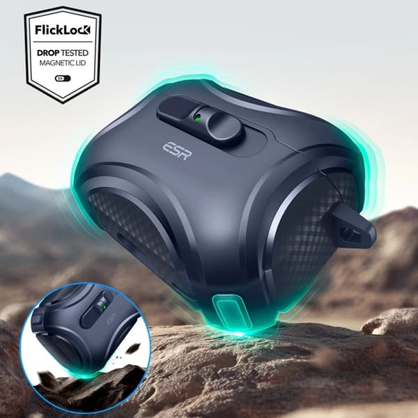 ESR Apple Airpods Pro 3 Cover Magsafe Cyber Flicklock Blå