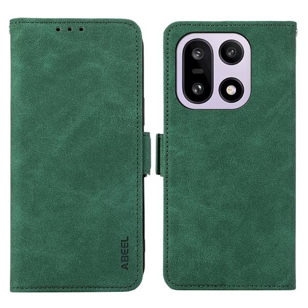 ABEEL OnePlus 15 Plånboksfodral RFID Blocking Konstläder - Grön Grön
