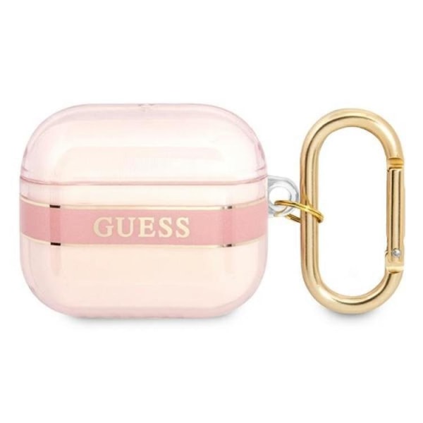 Guess AirPods 3 Shell Strap Collection - Pink