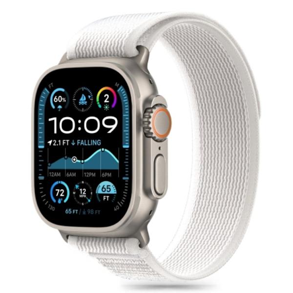 Tech-Protect Apple Watch (44/45/46/49mm) Armband Nylon Stripe - Crayon Grå Grå
