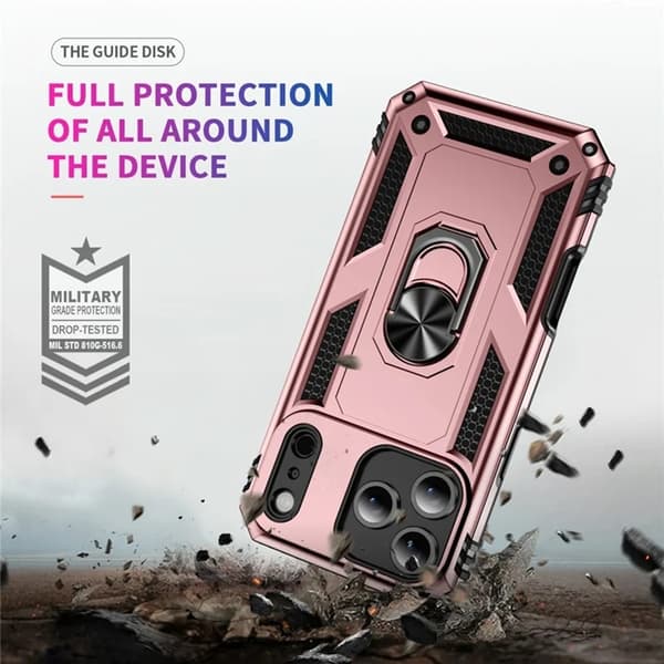 Mobilskal till iPhone 17 Pro med Kickstand - Roséguld Roséguld