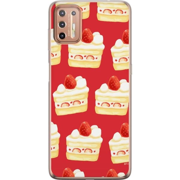 Telefontaske til Motorola Moto G9 Plus med kage