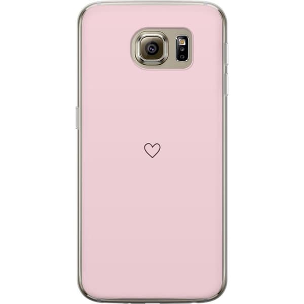Telefontaske til Samsung Galaxy S6 med lille hjerte