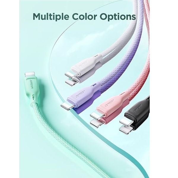Joyroom USB-C till Lightning kabel 1m PD 30W - Vit