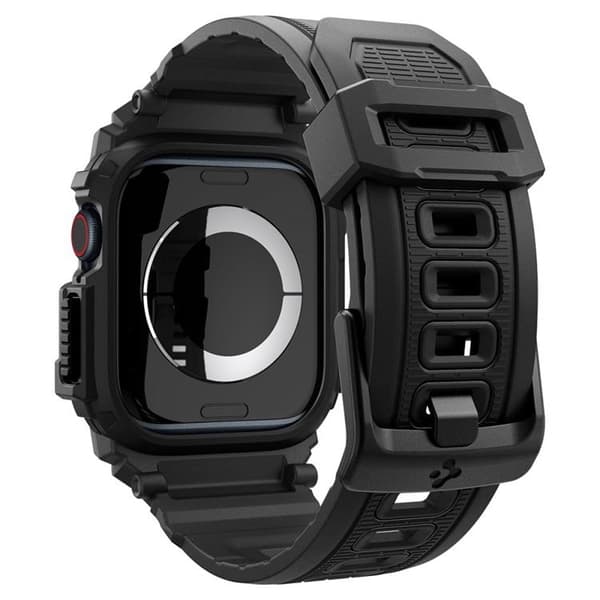Spigen Apple Watch 42mm Series 10 Etui Rugged Armor Pro - Sort
