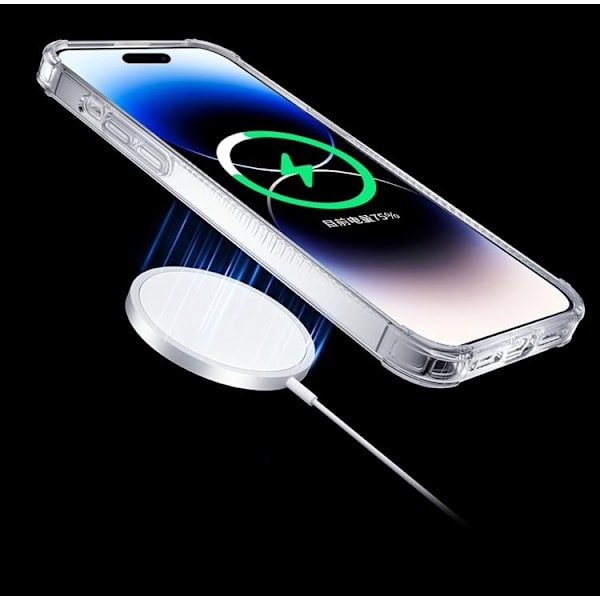 Kingxbar iPhone 14 Plus Skal Magsafe PQY Go Out - Svart Svart