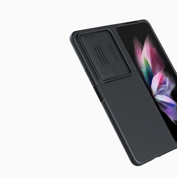 Nillkin Galaxy Z Fold 4 mobilcover CamShield Silky - Blå