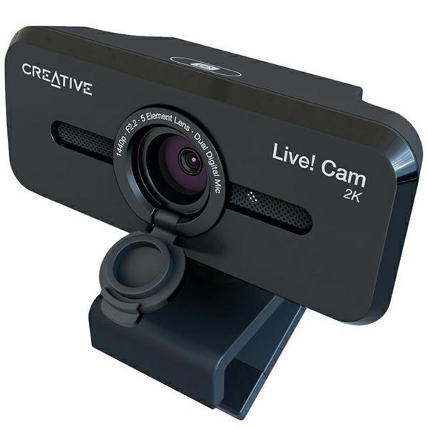 Creative Webbkamera QHD Sync V3 2K - Svart Svart