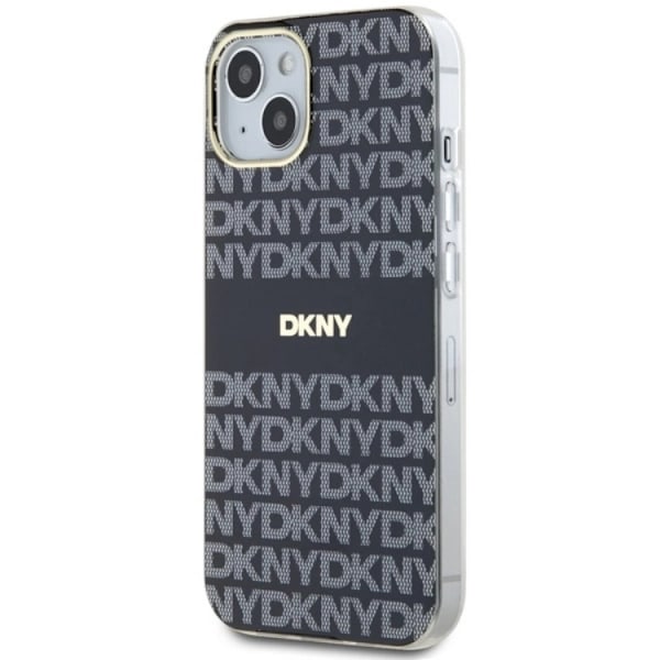 DKNY iPhone 15/14 Plus Mobilskal Magsafe IML Mono & Stripe - Svart Svart