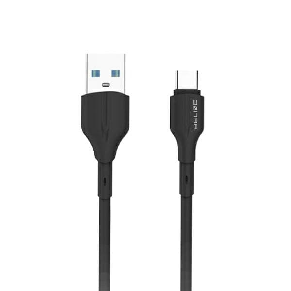 Beline USB-A/USB-C Kabel 25W 1 m BLNCBC01 - Sort
