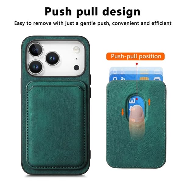 Mobilskal till iPhone 17 Pro Max Retro Detachable - Grön Grön