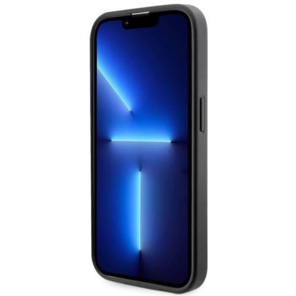 Guess Mobilskal till iPhone 14 Pro Max MagSafe Printed Stripes Svart