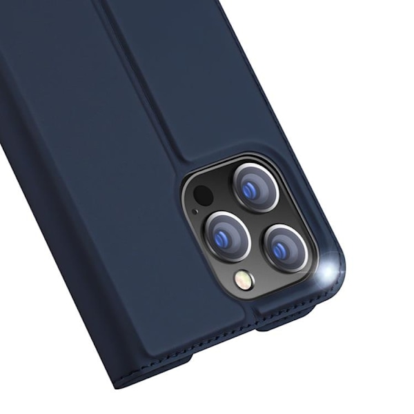 Dux Ducis iPhone 14 Pro Max Plånboksfodral Skin Holster - Blå