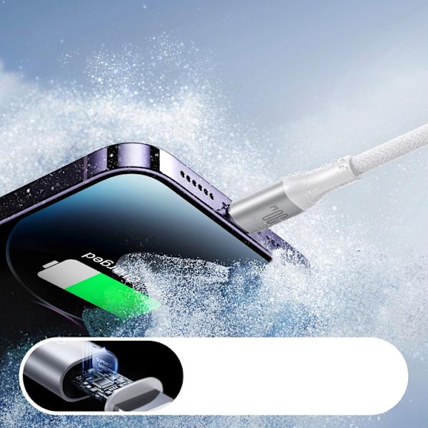 Joyroom USB-C till Lightning kabel 30W 1m Flash S-A28 - Vit Vit