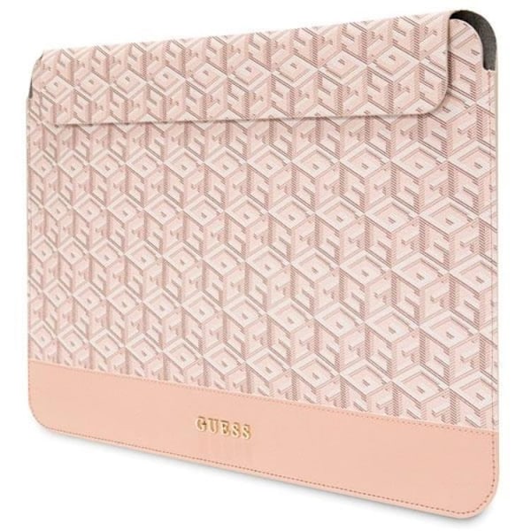 Guess Datorfodral 14'' GCube Stripes - Rosa Rosa
