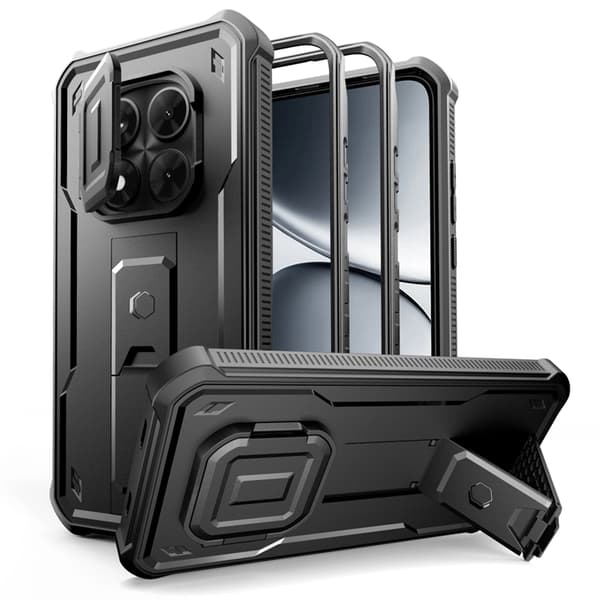 Tech-Protect Mobilskal För Xiaomi Redmi Note 15 Pro 5G Kevlar Cam Plus 2-Set Svart