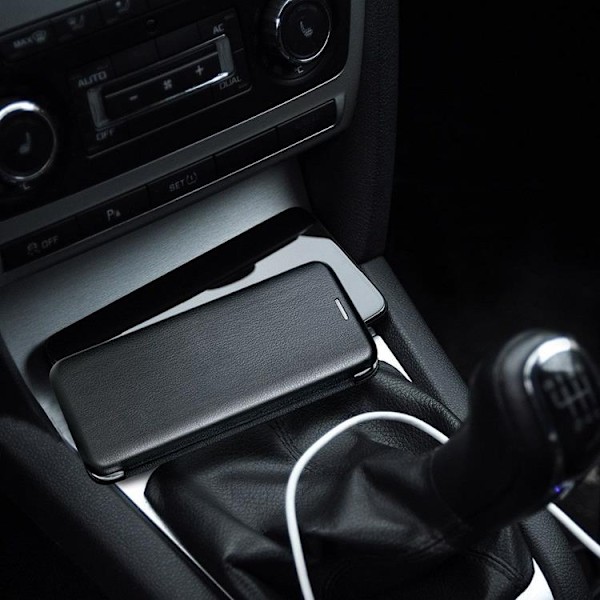 iPhone 15 Pro Plånboksfodral Elegance - Svart Svart
