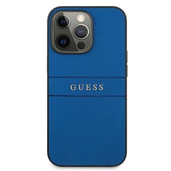 Guess Saffiano Strap Skal iPhone 13 Pro - Blå Blue