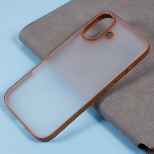 X-LEVEL Mobilskal till iPhone 16 PC+TPU Matt Skydd - Guld