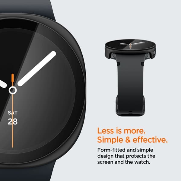Spigen Galaxy Watch 8/9 (44mm) Skal Thin Fit 360 - Svart