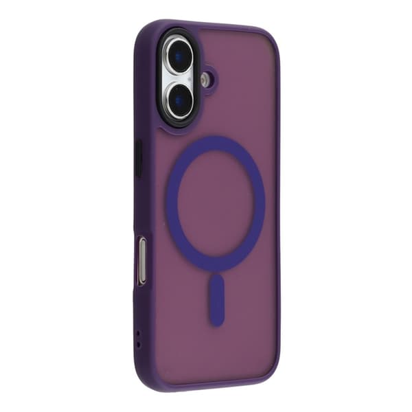 Mobilskal till iPhone 17 MagSafe Skin Touch - Mörklila Lila