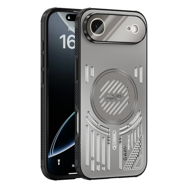 ABEEL Mobilskal till iPhone Air Aluminium + PC + TPU - Grå