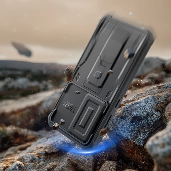Tech-Protect Mobilskal För Galaxy S26 Kevlar Cam Plus 2-Set Svart
