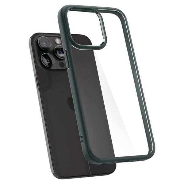 Spigen iPhone 15 Pro Max Cover Ultra Hybrid - Grøn