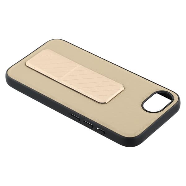 X-LEVEL Mobilskal till iPhone 16e med Kickstand TPU + PU - Guld