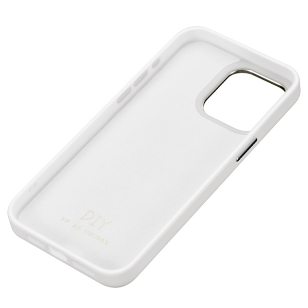 Mobilskal till iPhone 15 Pro E Ink 4-Color Display Customized - Vit Vit