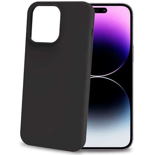 Celly Mobilskal till iPhone 15 Pro Max Planet Soft TPU - Svart Svart