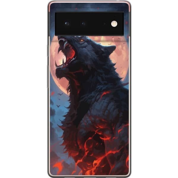 Taske til Google Pixel 6 med Howling Wolf